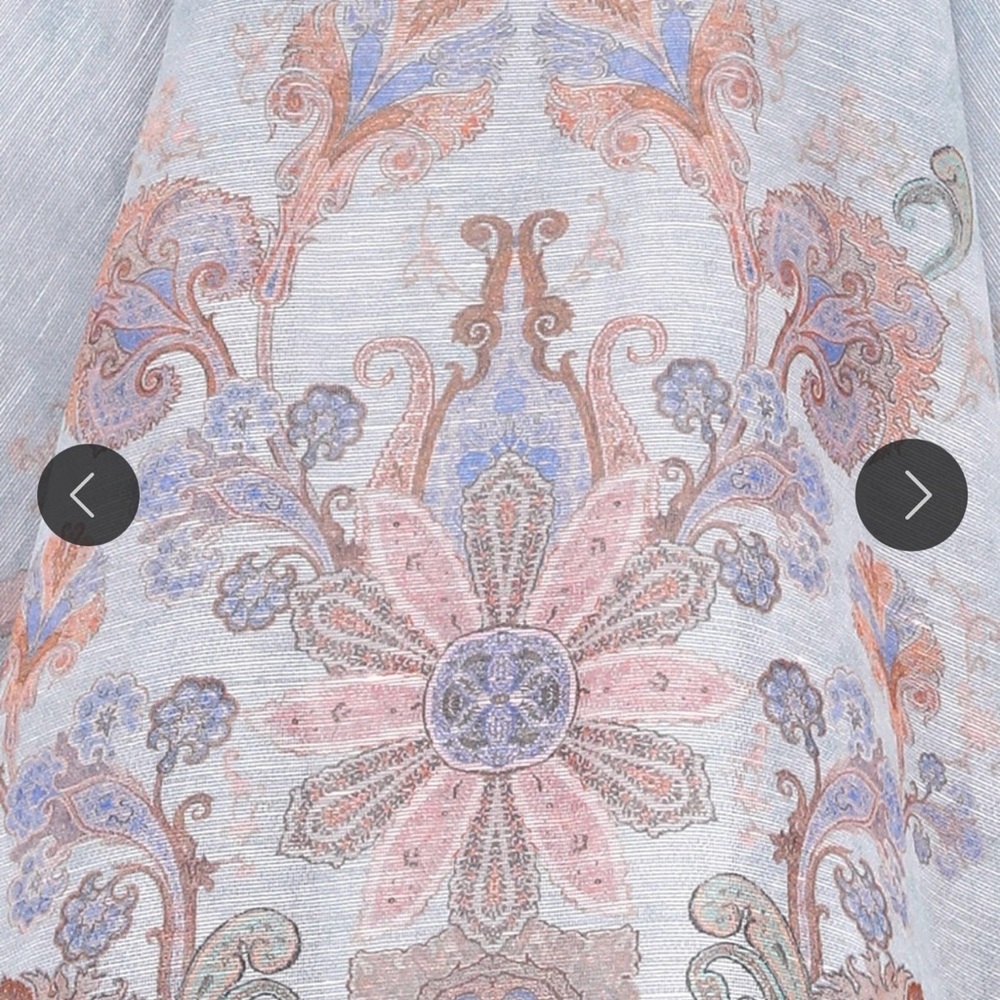 Zimmermann Eden Paisley  Long Sleeve Dress - Picture 4 of 8